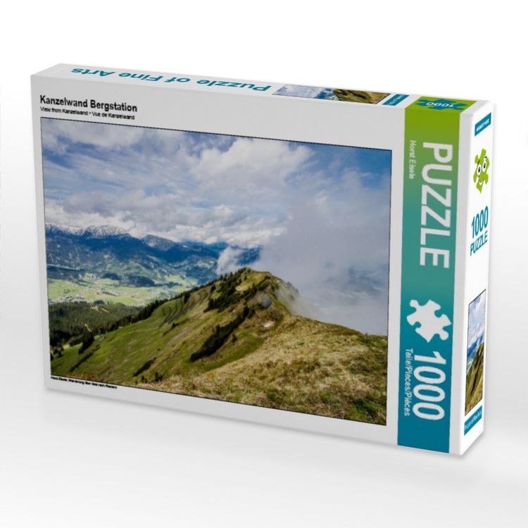 Produktbild: CALVENDO Puzzle Kanzelwand Bergstation 1000 Teile Puzzle quer | 1000 Teile Lege-Gr&ouml;&szlig;e 64 &times; 48 cm Foto-Puzzle f&uuml;r gl&uuml;ckliche Stunden