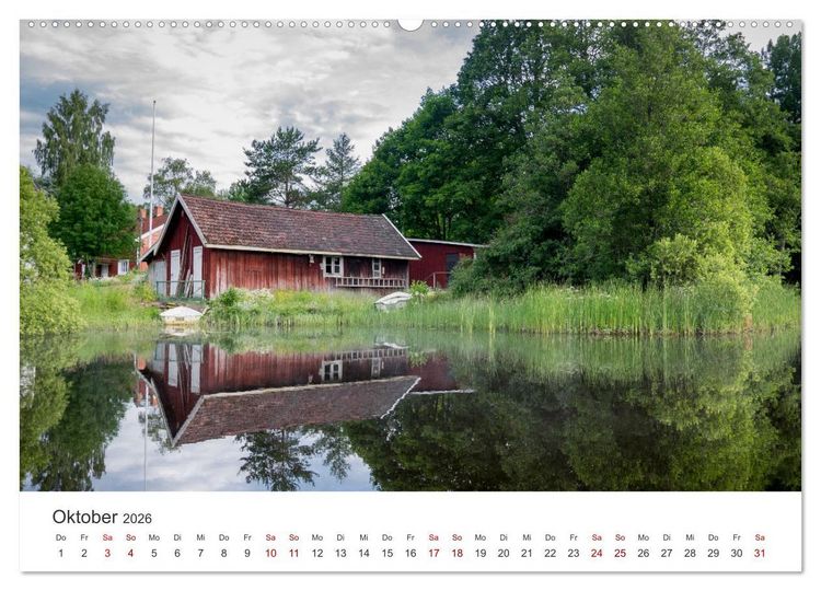 Produktbild: Schweden - Eine bezaubernde Reise in den Norden. (Wandkalender 2026 DIN A2 quer), CALVENDO Monatskalender
