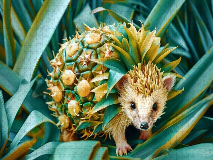 Produktbild: CALVENDO Puzzle Ein Motiv aus dem Kalender "Vorsicht, Wilde Fr&uuml;chtchen" | 1000 Teile Lege-Gr&ouml;&szlig;e 64x48cm Foto-Puzzle f&uuml;r gl&uuml;ckliche Stunden