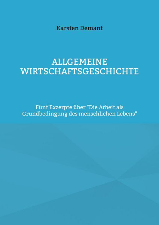 Produktbild: Allgemeine Wirtschaftsgeschichte