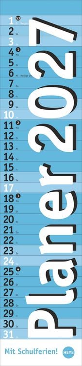 Produktbild: Langplaner, hellblau 2027