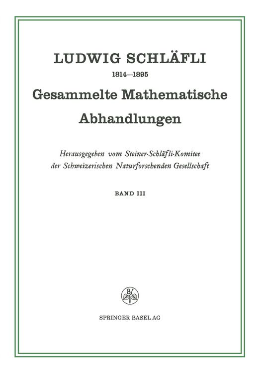 Produktbild: Gesammelte Mathematische Abhandlungen