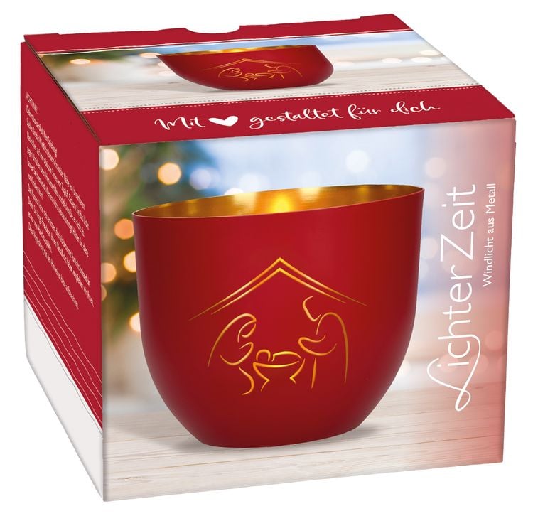 Produktbild: Windlicht aus Metall - Gesegnete Weihnachten