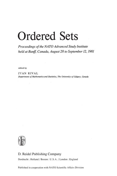 Produktbild: Ordered Sets