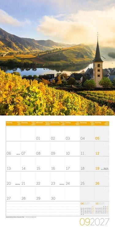 Produktbild: Deutschland Kalender 2027 - 30x30 - Art12