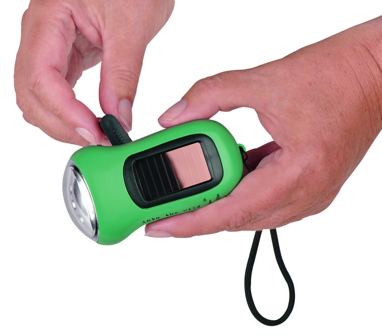 Produktbild: Fernweh Dynamo-Solar-Taschenlampe