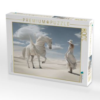 Produktbild: CALVENDO Puzzle Surrealismus trifft Pferdefans | 1000 Teile Lege-Gr&ouml;&szlig;e 64x48cm Foto-Puzzle f&uuml;r gl&uuml;ckliche Stunden