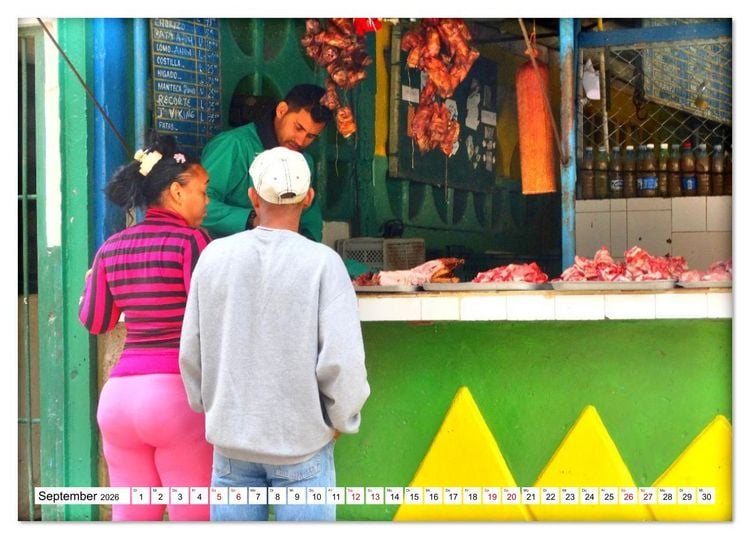 Produktbild: Metzgereien in Havanna (Tischkalender 2026 DIN A5 quer), CALVENDO Monatskalender