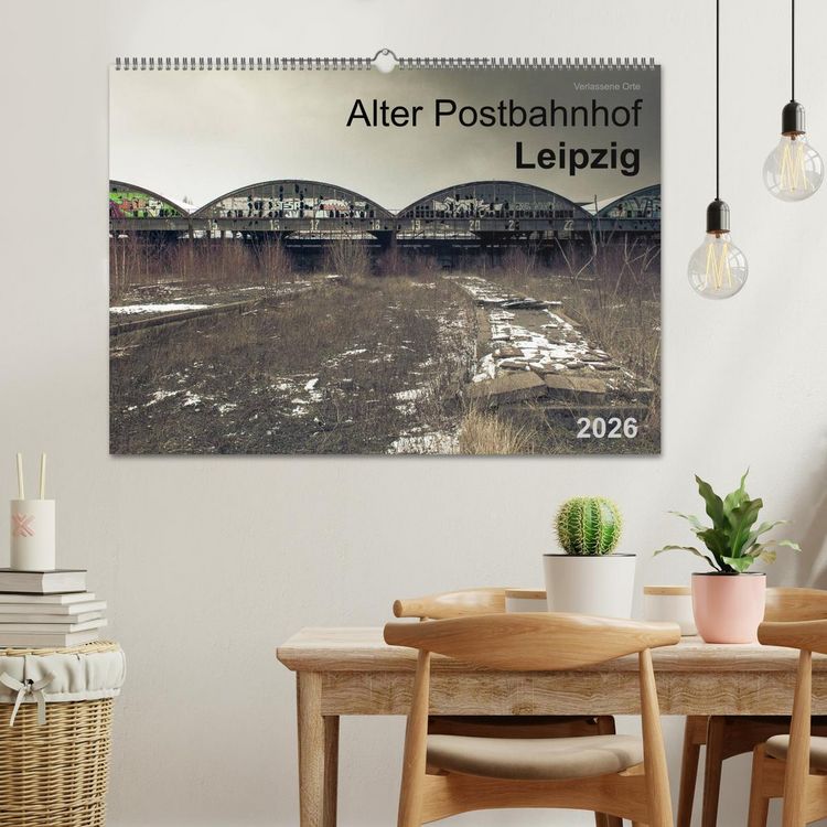 Produktbild: Verlassene Orte. Alter Postbahnhof Leipzig (Wandkalender 2026 DIN A2 quer), CALVENDO Monatskalender
