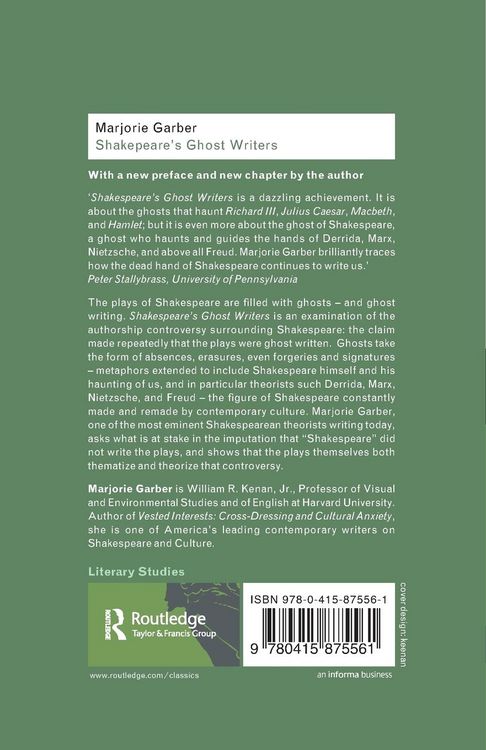 Produktbild: Shakespeare's Ghost Writers