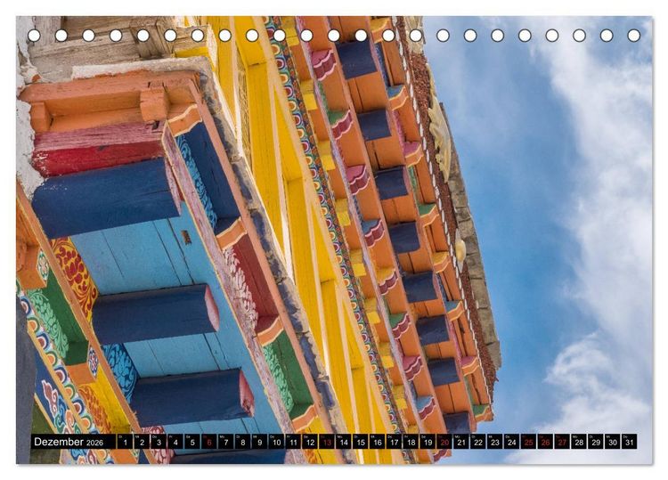 Produktbild: Ladakh - Buddhistische Kl&ouml;ster (Tischkalender 2026 DIN A5 quer), CALVENDO Monatskalender
