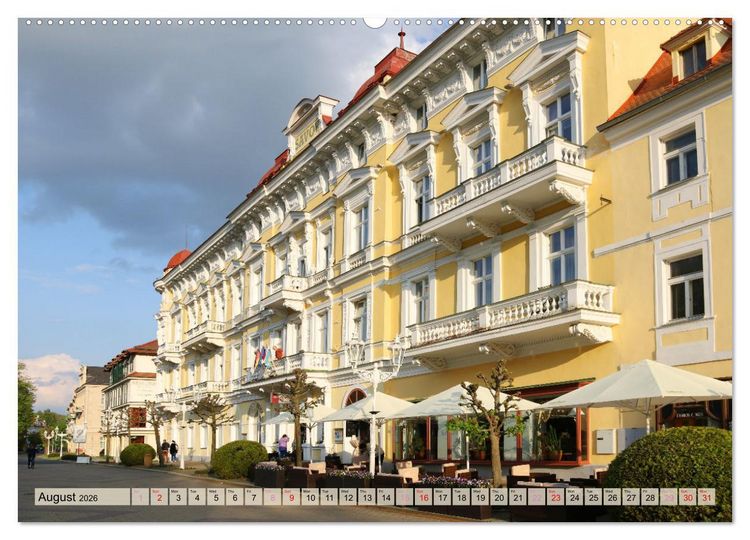 Produktbild: Famous Spas in the Czech Republic (Wall Calendar 2026 DIN A2 landscape), CALVENDO 12 Month Wall Calendar