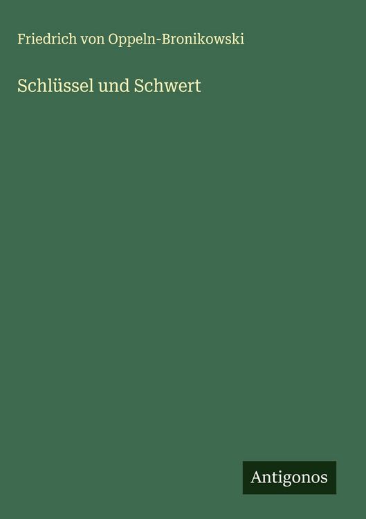 Produktbild: Schl&uuml;ssel und Schwert
