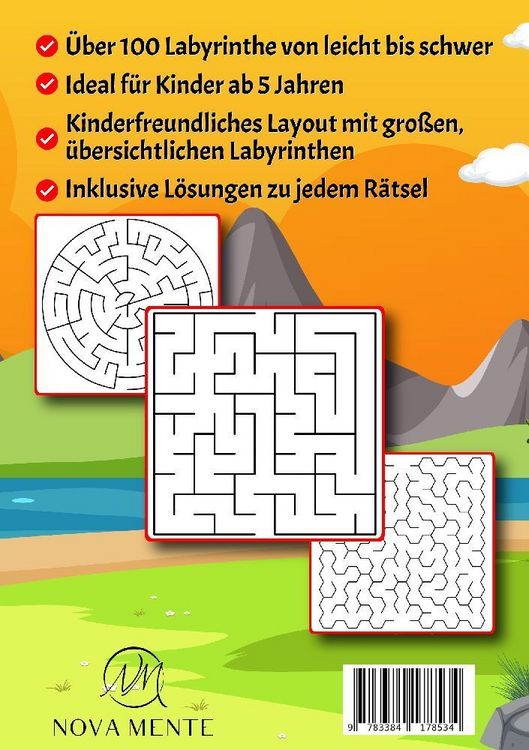 Produktbild: Labyrinthe f&uuml;r Kinder ab 5 Jahren - Band 30