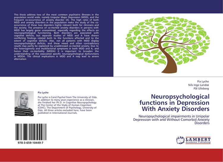 Produktbild: Neuropsychological functions in Depression With Anxiety Disorders