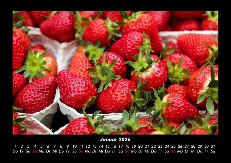 Produktbild: Obstkalender 2026 Fotokalender DIN A3