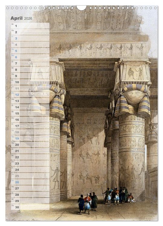 Produktbild: &Auml;gyptens Tempel (Wandkalender 2026 DIN A3 hoch), CALVENDO Monatskalender
