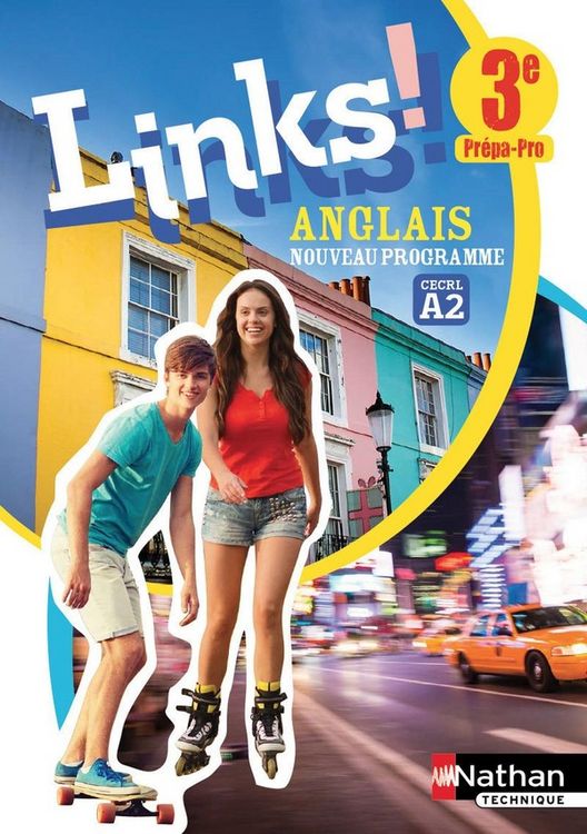 Produktbild: Links ! anglais, 3e pr&eacute;pa pro, CECRL A2 : nouveau programme