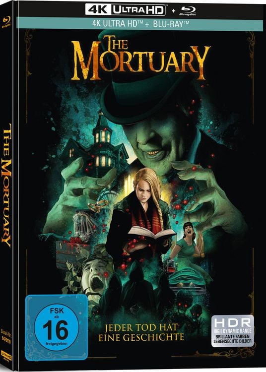 Produktbild: The Mortuary - Jeder Tod hat eine Geschichte - 2-Disc Limited Collector&rsquo;s Edition im Mediabook (4K Ultra HD) (+ Blu-Ray)