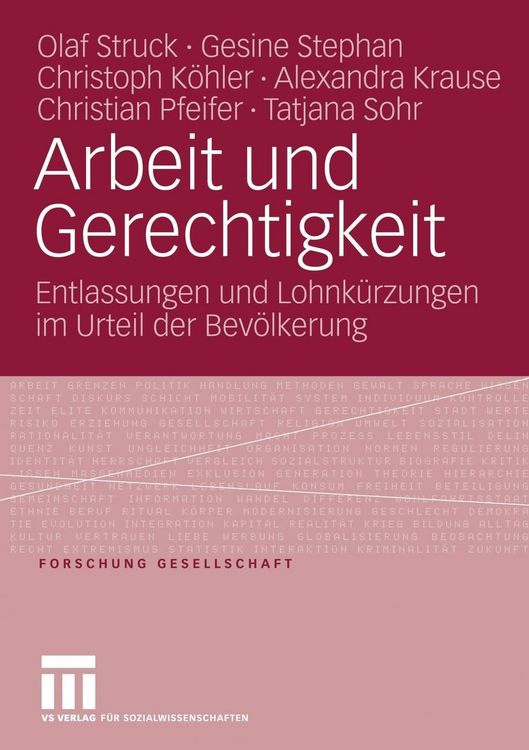 Produktbild: Arbeit und Gerechtigkeit