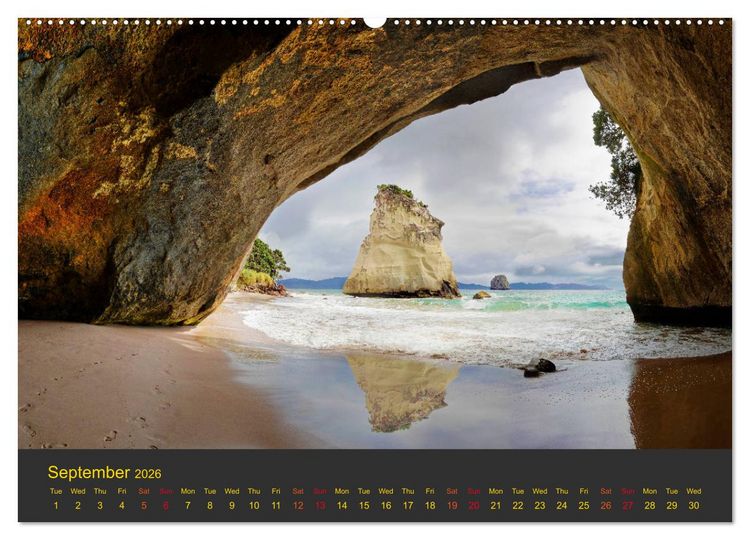 Produktbild: Spirit of New Zealand (High Quality Premium Wall Calendar 2026 DIN A2 landscape),CALVENDO 12 Month Wall Calendar