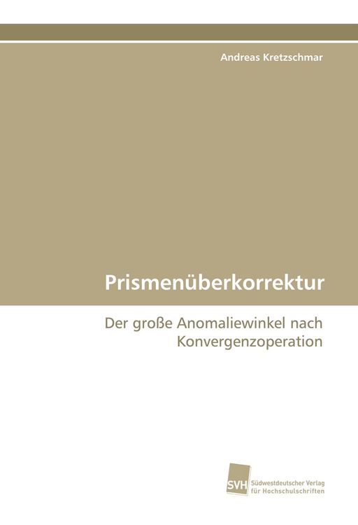 Produktbild: Prismen&uuml;berkorrektur