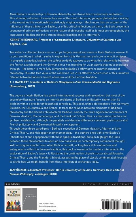 Produktbild: Badiou and the German Tradition of Philosophy