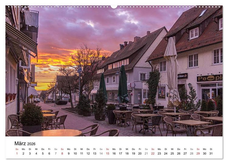 Produktbild: Freudenstadt im Schwarzwald ... ganz einfach sch&ouml;n (Wandkalender 2026 DIN A2 quer), CALVENDO Monatskalender