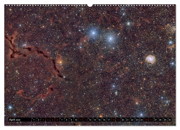 Produktbild: Deepsky XVIII (Wandkalender 2026 DIN A2 quer), CALVENDO Monatskalender