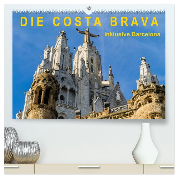 Produktbild: Costa Brava &ndash; inklusive Barcelona (hochwertiger Premium Wandkalender 2026 DIN A2 quer), Kunstdruck in Hochglanz