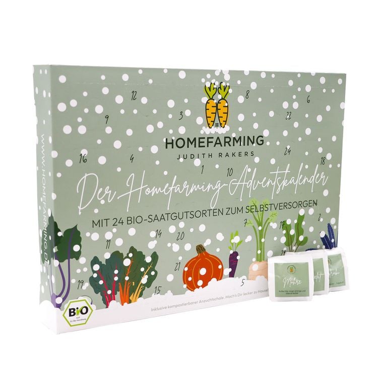 Produktbild: Adventskalender inkl. Anzuchtschale
