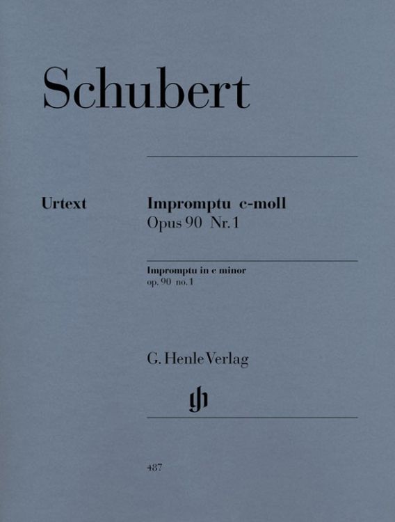 Produktbild: Franz Schubert - Impromptu c-moll op. 90 Nr. 1 D 899