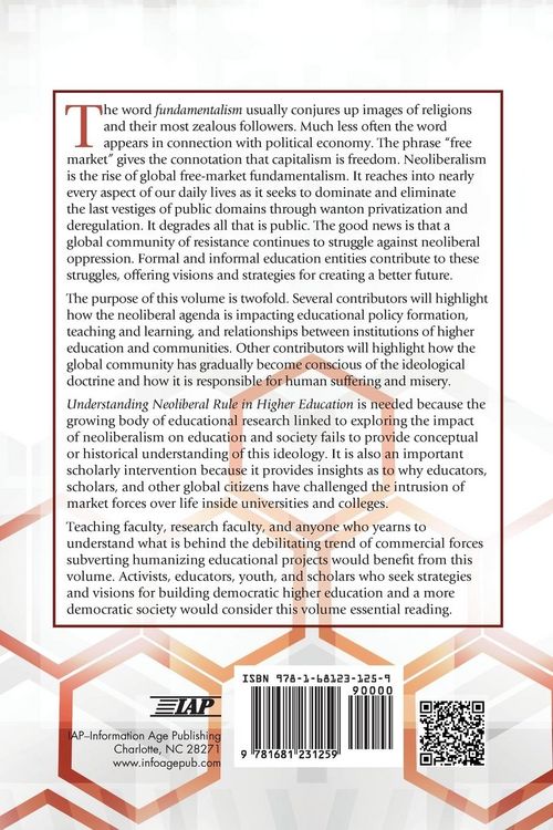 Produktbild: Understanding Neoliberal Rule in Higher Education