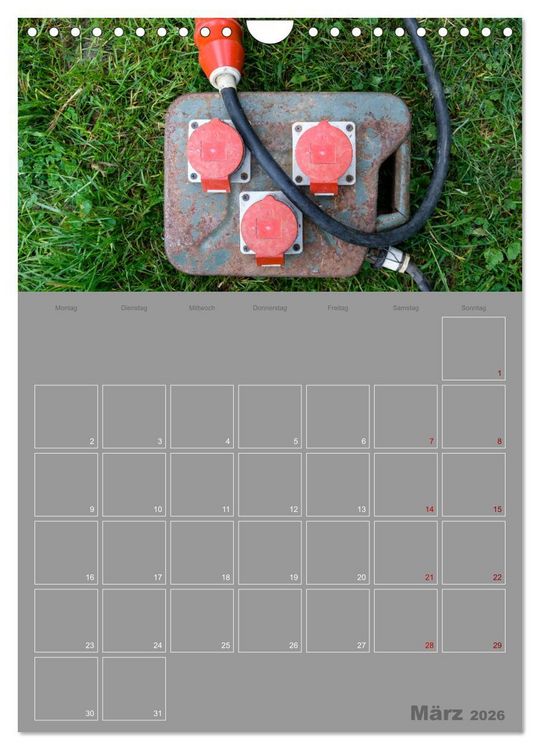 Produktbild: Brandgef&auml;hrliche elektrische Anlagen (Wandkalender 2026 DIN A4 hoch), CALVENDO Monatskalender