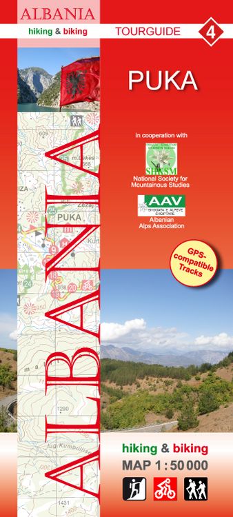 Produktbild: Albania hiking & biking 4: Puka
