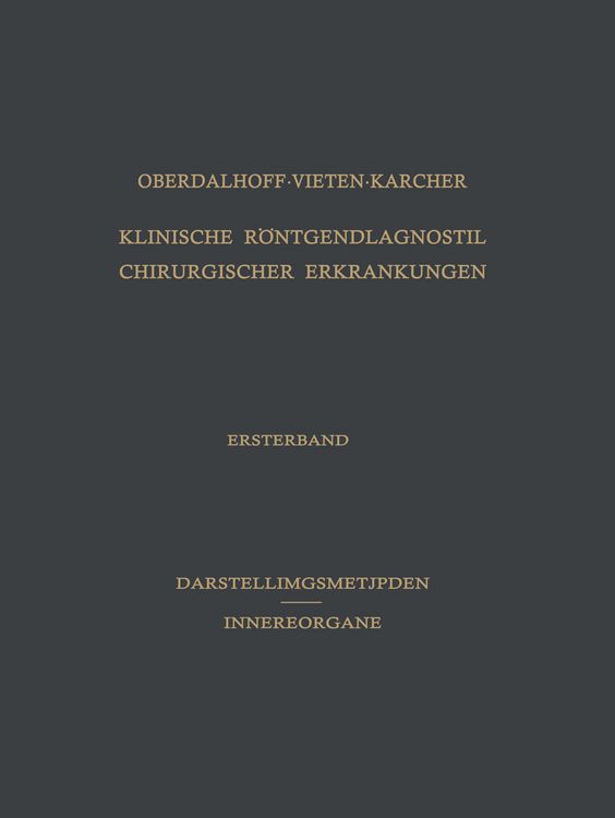 Produktbild: Klinische R&ouml;ntgendiagnostik Chirurgischer Erkrankungen