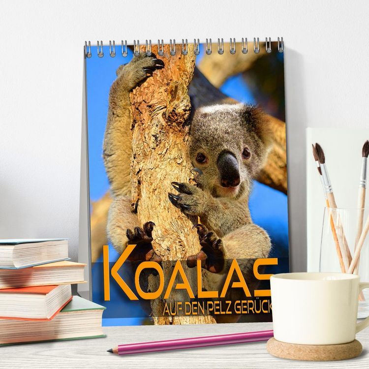 Produktbild: Koalas auf den Pelz ger&uuml;ckt (Tischkalender 2026 DIN A5 hoch), CALVENDO Monatskalender