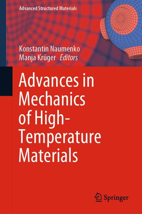 Produktbild: Advances in Mechanics of High-Temperature Materials