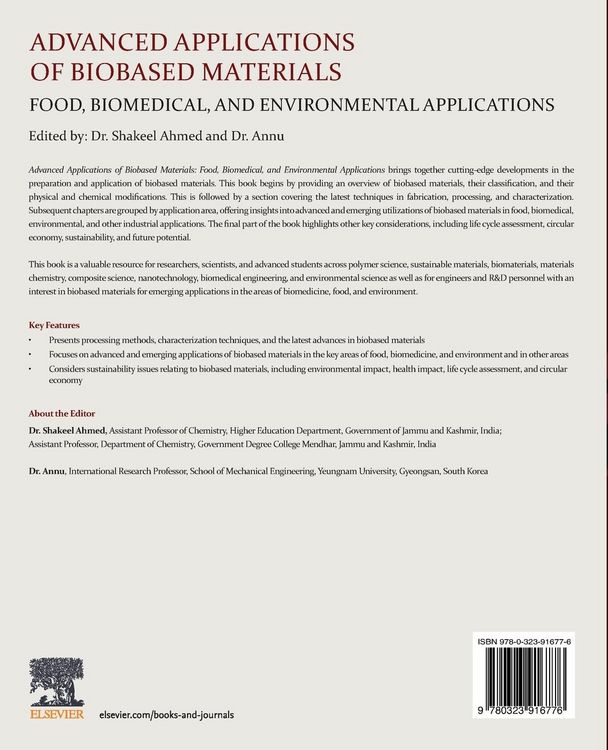 Produktbild: Advanced Applications of Biobased Materials