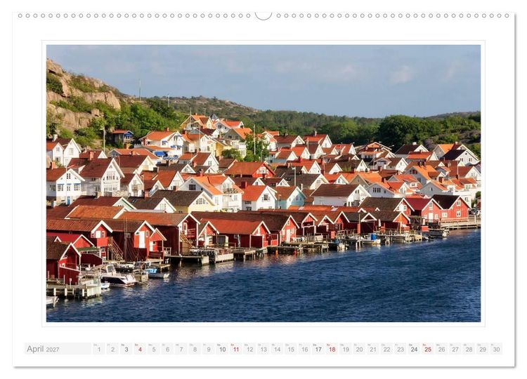 Produktbild: Bohusl&auml;n. Sm&ouml;gen - Hunnebostrand - Kungshamn (hochwertiger Premium Wandkalender 2027 DIN A2 quer), Kunstdruck in Hochglanz