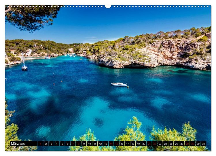 Produktbild: Mallorca - Cala Figuera Spezial (Wandkalender 2026 DIN A2 quer), CALVENDO Monatskalender