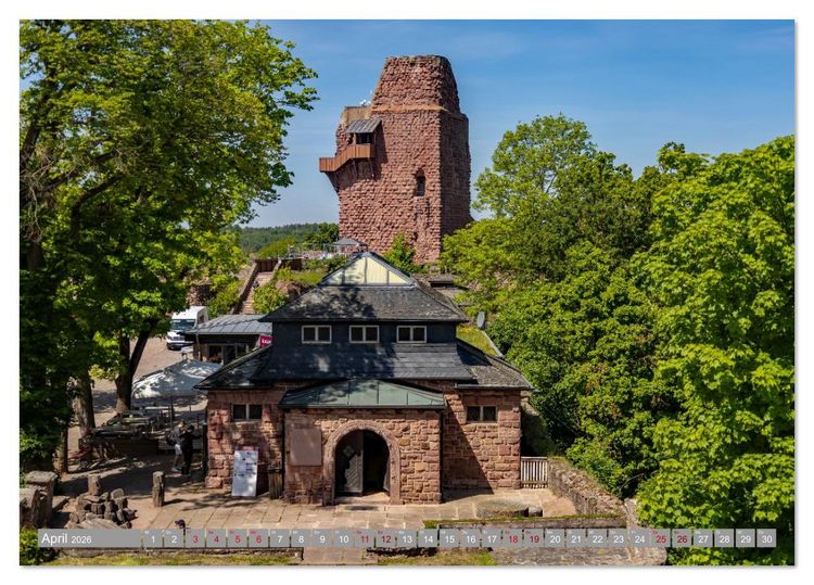 Produktbild: Das Kyffh&auml;user Denkmal (Tischkalender 2026 DIN A5 quer), CALVENDO Monatskalender