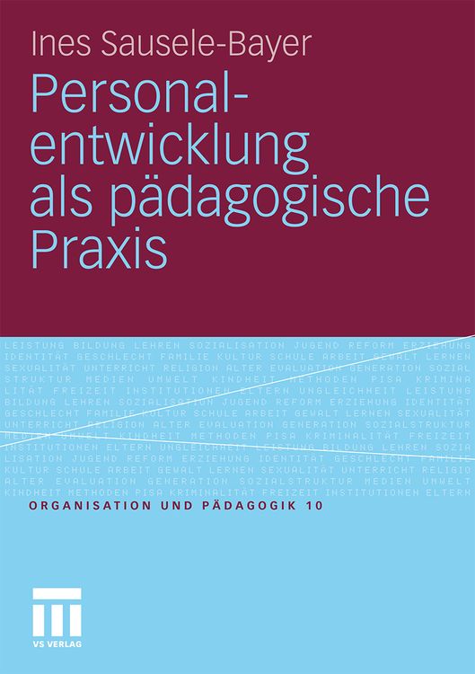 Produktbild: Personalentwicklung als p&auml;dagogische Praxis