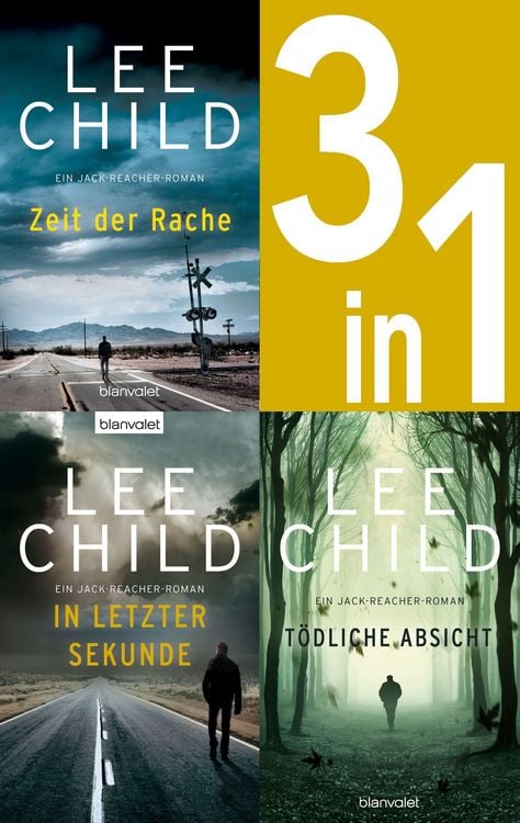 Produktbild: Jack Reacher Band 4-6 - Zeit der Rache / In letzter Sekunde / T&ouml;dliche Absicht