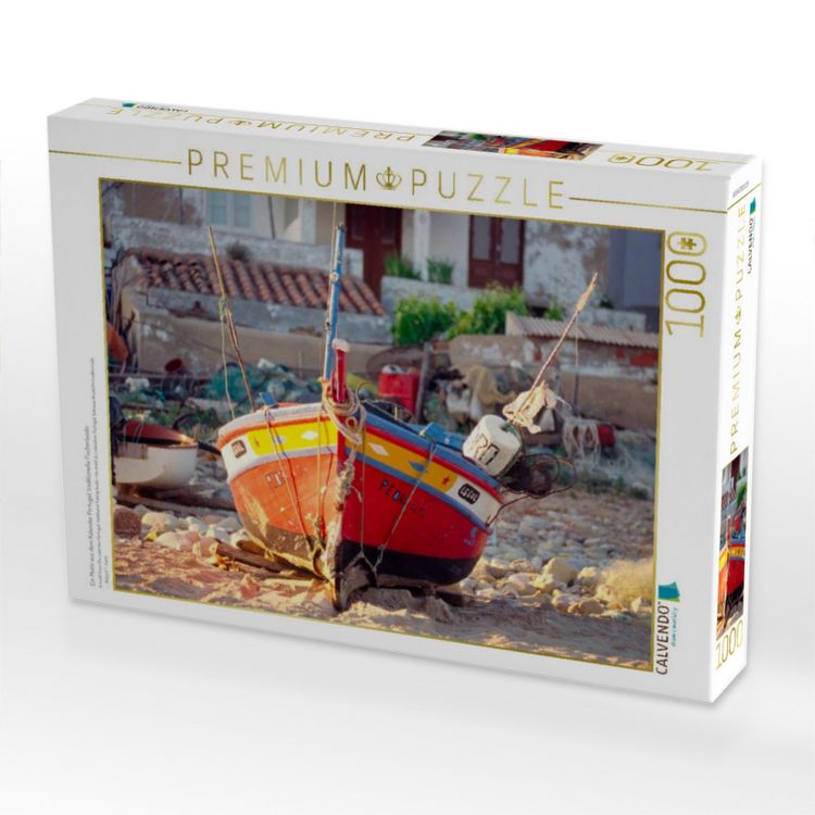 Produktbild: CALVENDO Puzzle Ein Motiv aus dem Kalender Portugal, traditionelle Fischerboote | 1000 Teile Lege-Gr&ouml;&szlig;e 64x48cm Foto-Puzzle f&uuml;r gl&uuml;ckliche Stunden