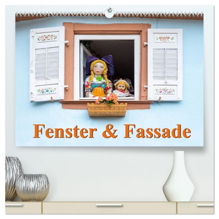 Produktbild: Fenster & Fassade (hochwertiger Premium Wandkalender 2026 DIN A2 quer), Kunstdruck in Hochglanz