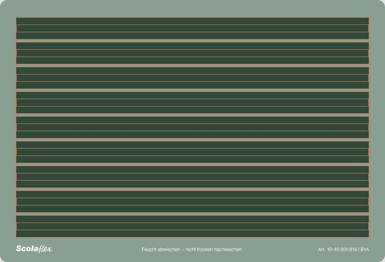 Produktbild: Brunnen Schreibtafel Scolaflex Lin. B1A &brvbar; gr&uuml;n