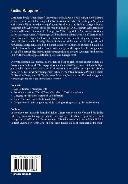 Produktbild: Routine-Management