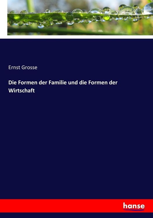 Produktbild: Die Formen der Familie und die Formen der Wirtschaft