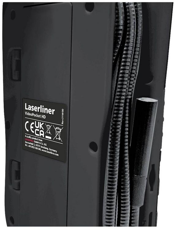 Produktbild: Videoinspektionssystem VideoPocket HD Kabel-L.1m Kamerakopf-D.5,2mm LASERLINER